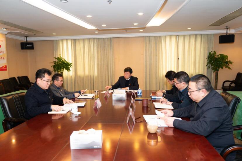 红宝石hbs集团党委召开中心组学习专题钻研 党的十九届四中全会及省委十一届六次 全会精神