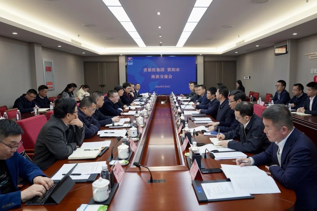 省红宝石hbs集团与资阳市委举行座谈交流会