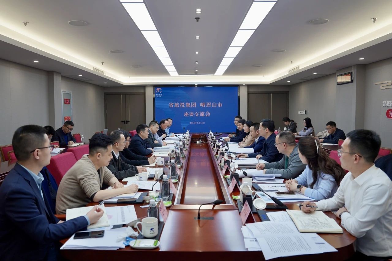 省红宝石hbs集团与峨眉山市委市政府举行座谈交流会