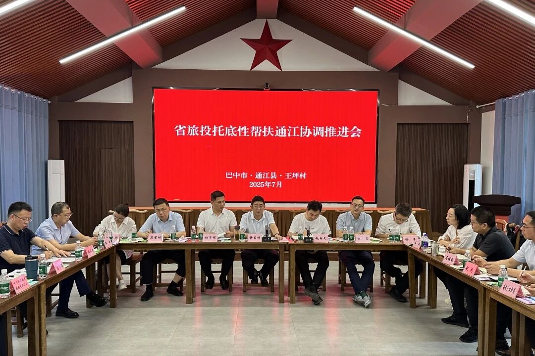 省红宝石hbs集团组织召开年中托底性帮扶通江事情协调推进会